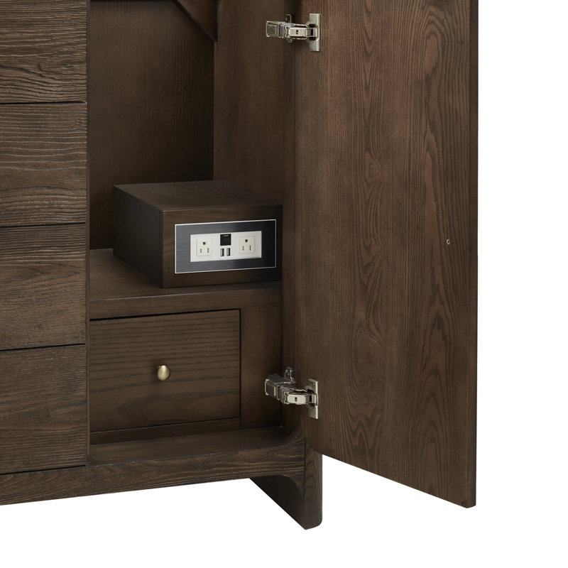 Gracyn 47.75'' W Single Bathroom Vanity Base, Sable