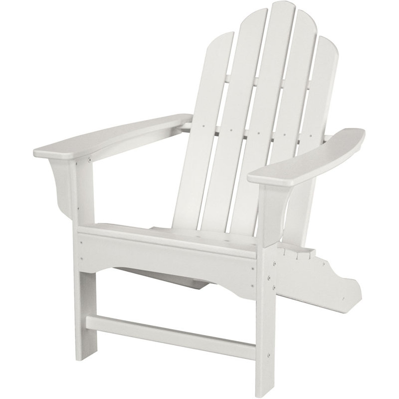 Galaviz Outdoor Adirondack Chair, White