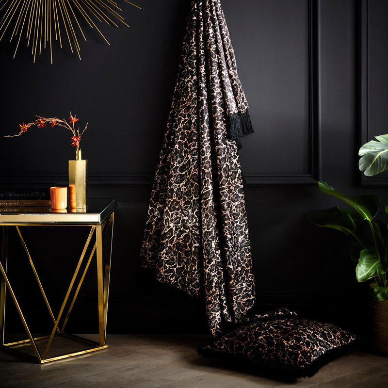 Laurence Llewelyn-Bowen Josephine Throw Gold, Gold Plain