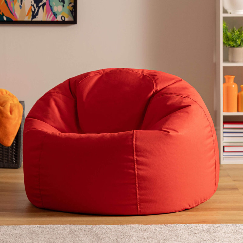 Bean Bag Bazaar Kingston Water-Resistant Classic Bean Bag, Red 