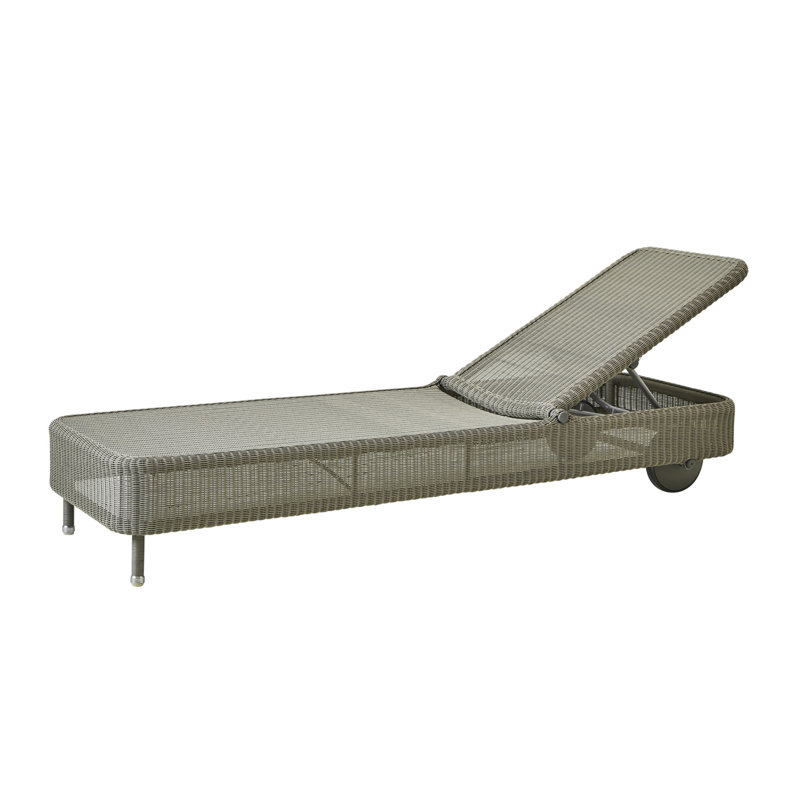Presley 79.6" Long Single Chaise, Taupe, Taupe
