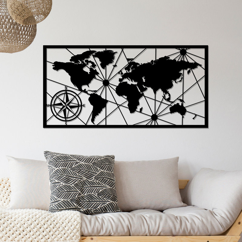 Décoration murale, H 23,62 po x l 47,24 po x P 0,6 po