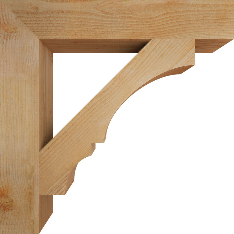 Support de bloc Balboa, L 6 po x P 36 po x H 36 po, Sapin Douglas scié brut