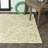 Truman Bohemian Medallion Textured Weave Cream/Green Indoor/Outdoor Rug-480346654