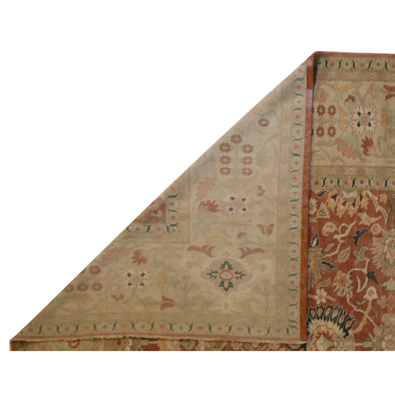 Woven Arts One-of-a-Kind Hand-Knotted Mahal 13'7" x 17'10" Wool Area Rug