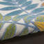Tapis d'intérieur / extérieur à motif floral vert / bleu / jaune / orange Leonhardt-268969884