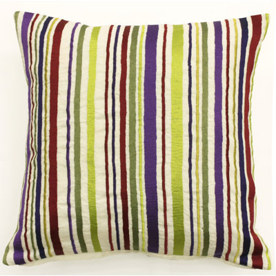Gulmuhar Geometric Cotton Blend Throw Pillow
