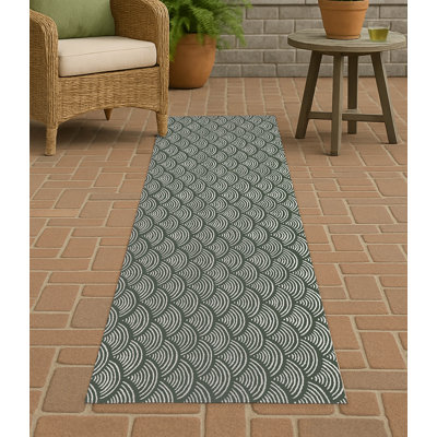 Tapis d'extérieur antidérapant Rolling Waves