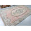 Handmade Vintage Turkish Oushak Style Rug - Unique Pastel Floor Art for Large Areas