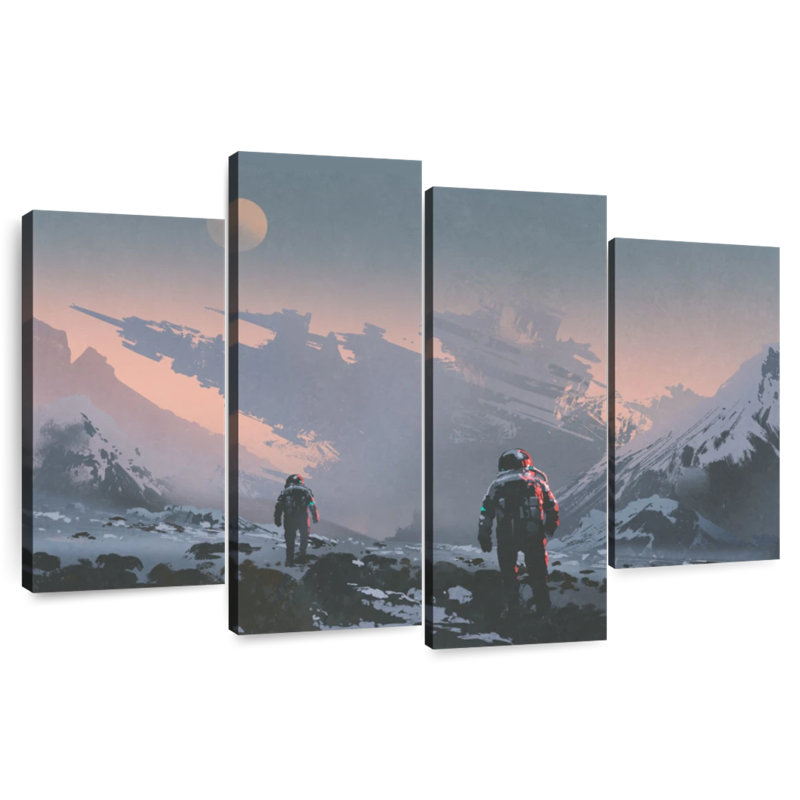 Oberle Astronauts, 22" H x 36" W
