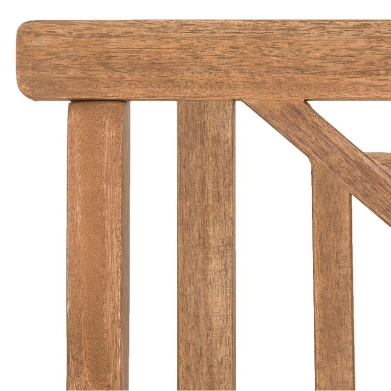 Banc de jardin en bois Garrity, Naturel