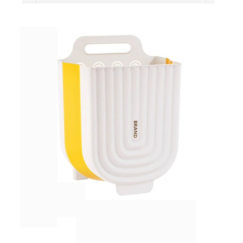 Plastic Laundry Hamper with Handles, 14.37" H x 11.61" W x 6.88" D