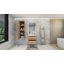 Ensemble de meuble-lavabo mural simple l 24 po x P 19,5 po x H 24 po Mitul-1382903781