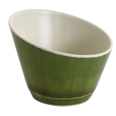 Bamboo Style 32 oz. Melamine Salad Bowl