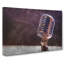 Steel Vocal Microphone - Wrapped Canvas-56641647