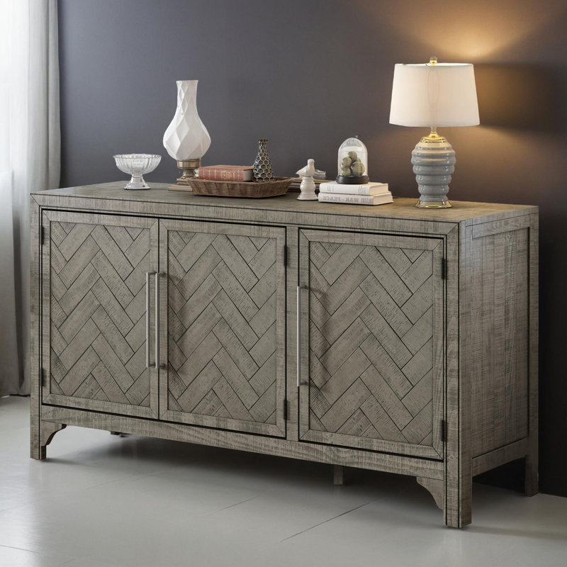 Storage Console Table, Grey