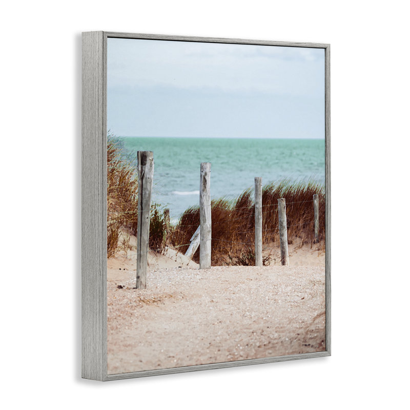Giclée encadrée Capricieuse Dreams Beach, design par Marcus Prime, H 30 po x l 24 po, Estampe numérique Farmhouse