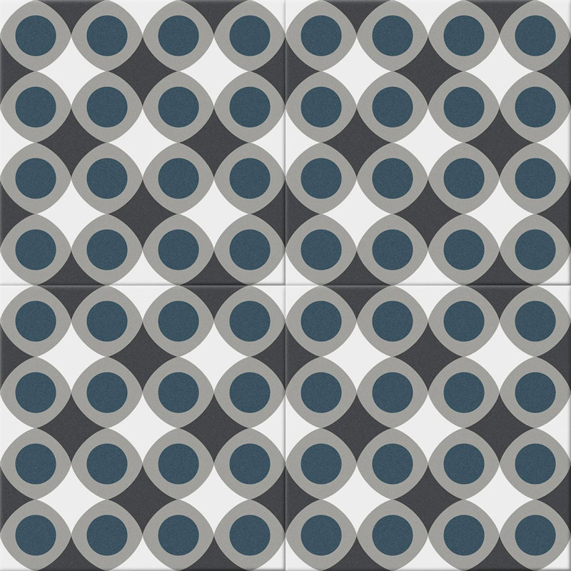 Élévateur 8 po Monbleu Carrelage de sol et de mur en porcelaine mat à motif