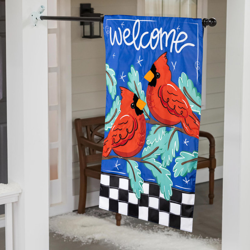 Drapeau «Welcome Winter Friends»