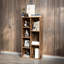 106 H x 50 W Bookcase Rustic Brown Living Room Hallway Furniture