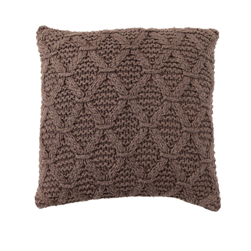 Embroidered Down Throw Pillow