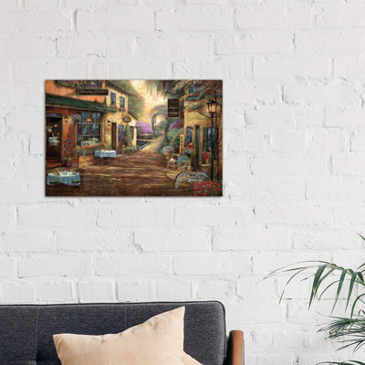 French Town by Ruane Manning - Wrapped Canvas Print