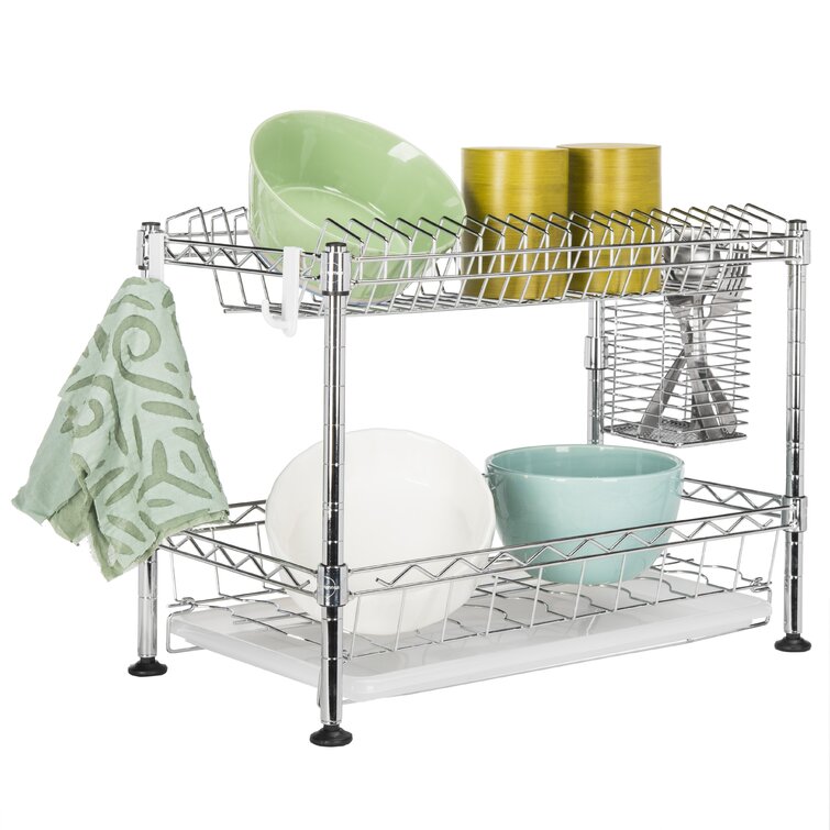 Safavieh Darina Adjustable Chrome Wire Dish Rack