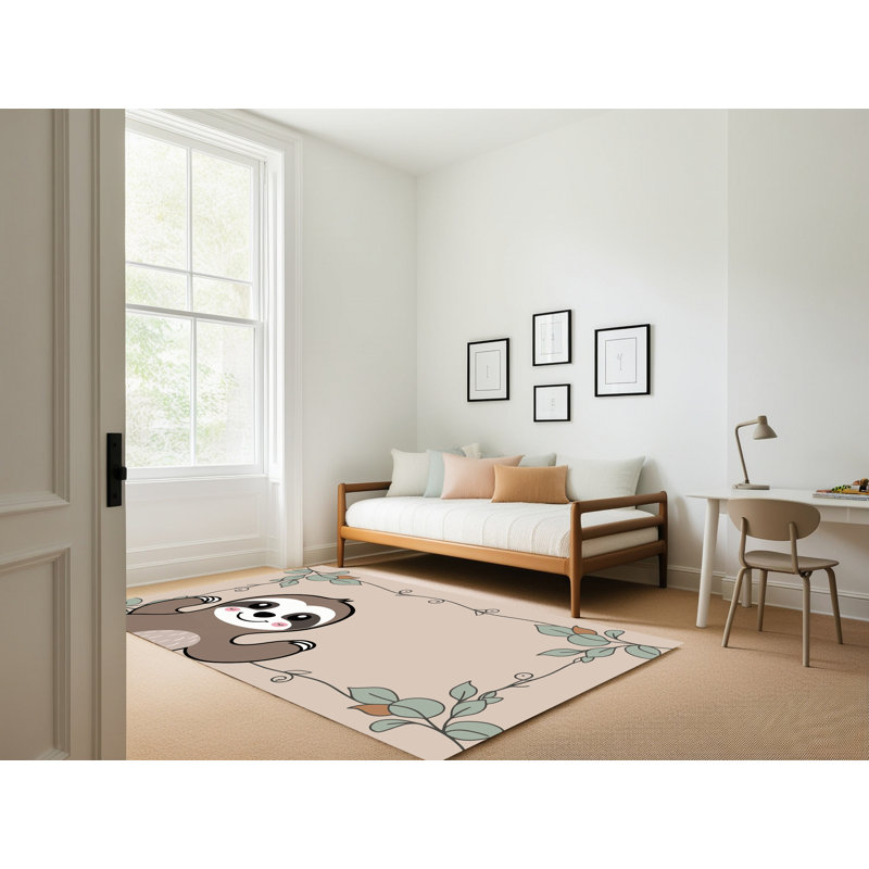 Tapis pour enfants East Urban Home, Rectangulaire 2 pi x 3 pi
