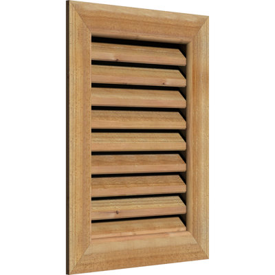 Évent vertical en bois à pignon