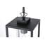 Luminaire suspendu d'extérieur 6 pouces Cran Mickle en noir