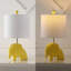 Lampe de table éclectique pour enfants en résine / fer à éclats de fer 17,5 po Alayn Southwestern-762452763