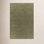 Aldery Green Hand-Loomed Geometric Wool Rug