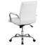 Chaise de bureau pivotante à dossier moyen Whitney-886653567-886653566