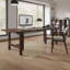Bureau rectangulaire en bois massif brun clair-24629415