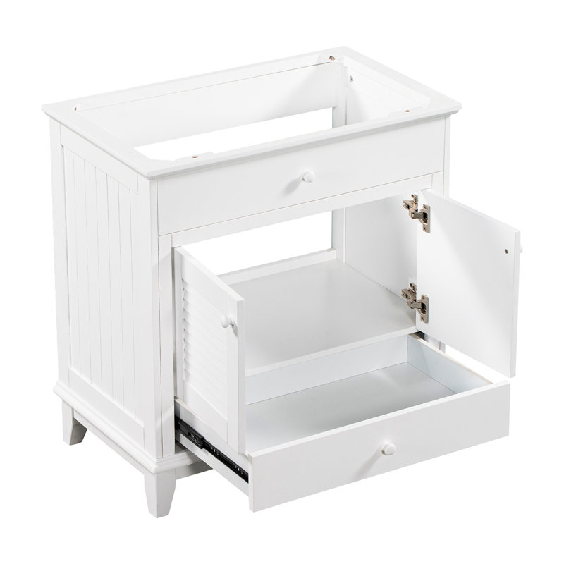 Vanity base without vanity
