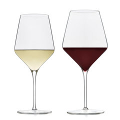 Lav Gaia 6-Piece Stemless Wine Glasses Set, 16.25 oz