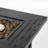 28-inch Iron Square Propane Fire Pit Table
