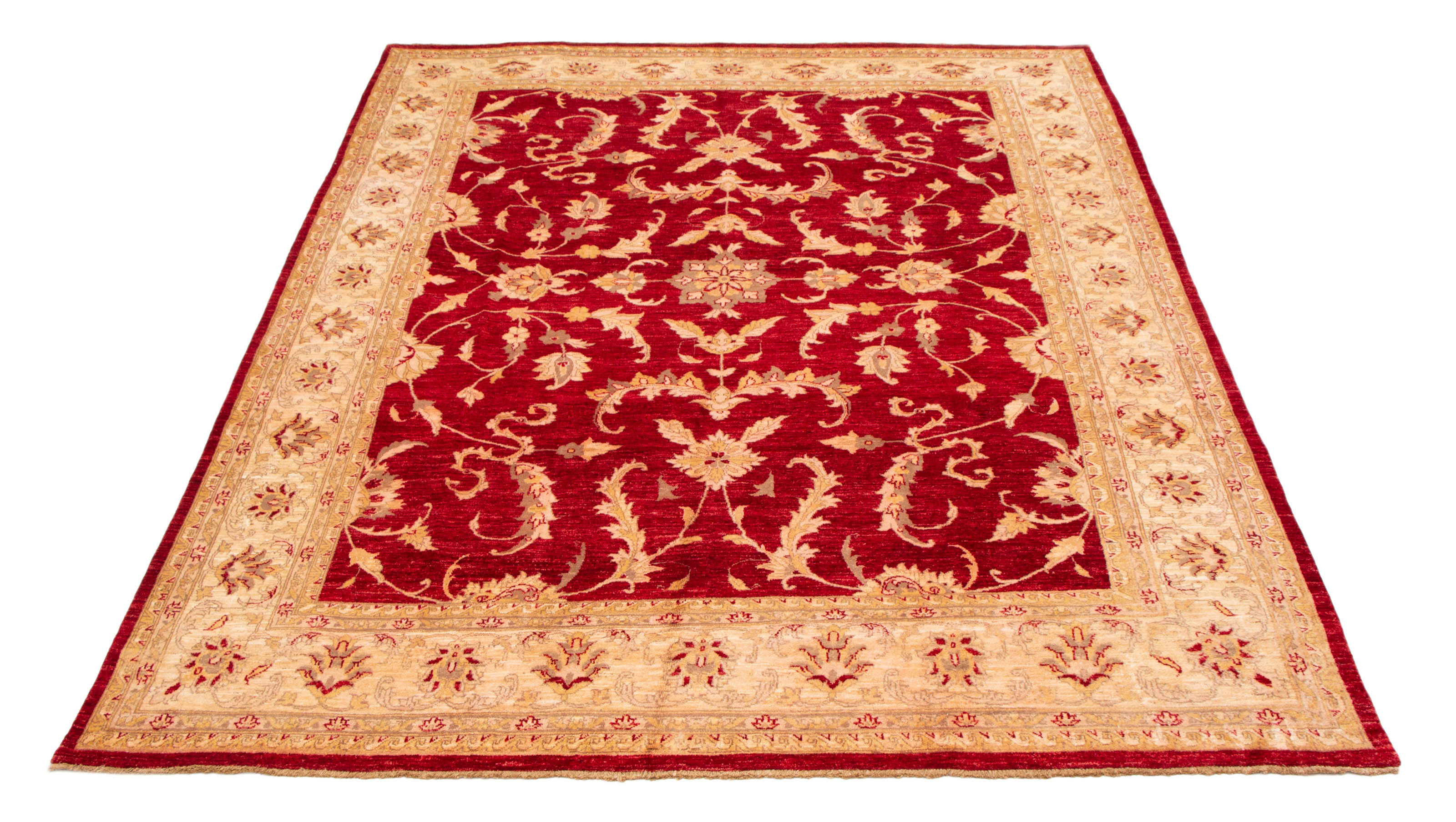 ECARPETGALLERY Chobi Finest Dark Red Rug 9'0