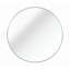 Miroir rond mural en métal pour salle de bain