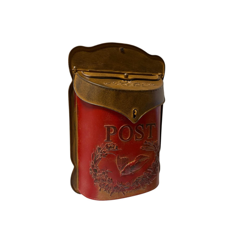 Red & Rust Post Box