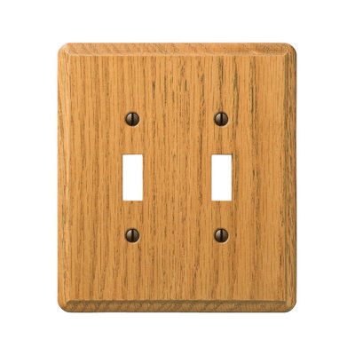 2-Gang Toggle Light Switch Wall Plate