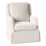 Savannah Skirted Swivel Glider