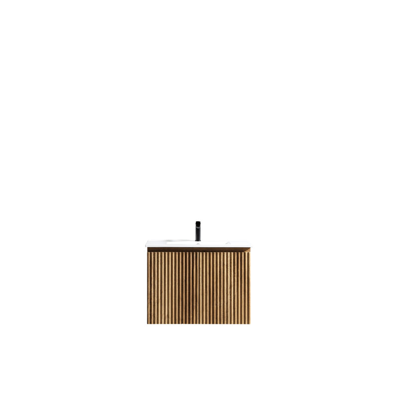 Armoire murale pliante en chêne doré de 30 pouces - Assemblage rapide, espace, look moderne, 3D, Carb2, charnières hydrauliques, -, fini mat d'une installation, structure pliable,, finition, -