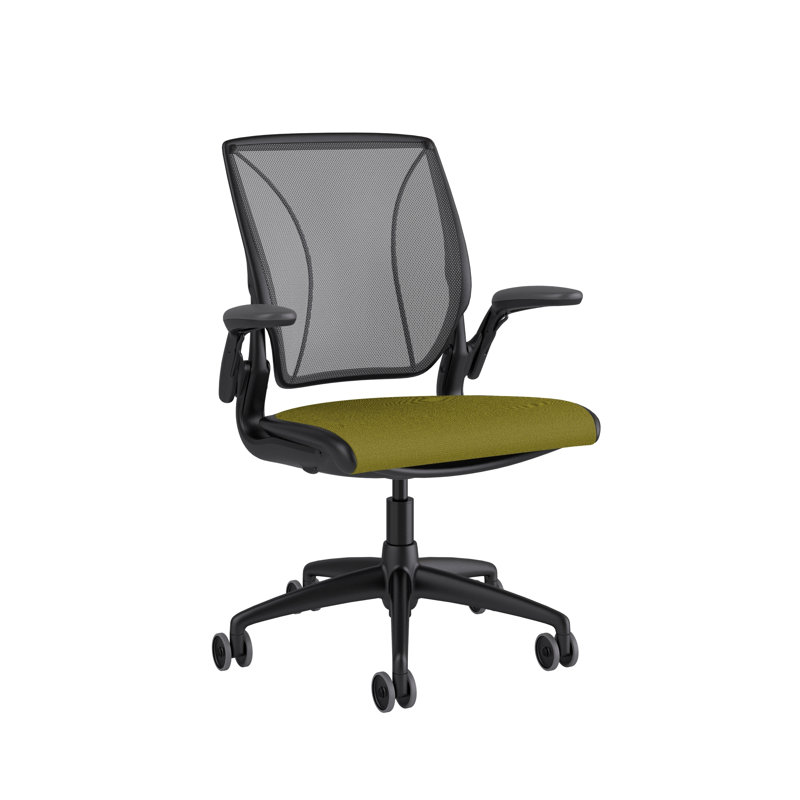 Diffrient World Wool Task Chair, Black, Catena/Caraway, Corde/Black