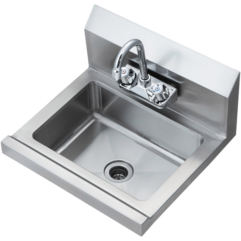 Lavabo à main commercial avec robinet