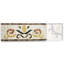 4.7 in. x 12.2 in. Marble Tile
