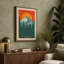 Mountain at Sunrise Mid-Century - Wrapped Canvas-131761846-131761856