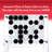  4 in a Row Game Fun Strategy Game for Adults Children Family Connect 4 Discs of Same Colour in a Row Acrylic Tabletop Decoration Gift Decor (Black and White)-92632262