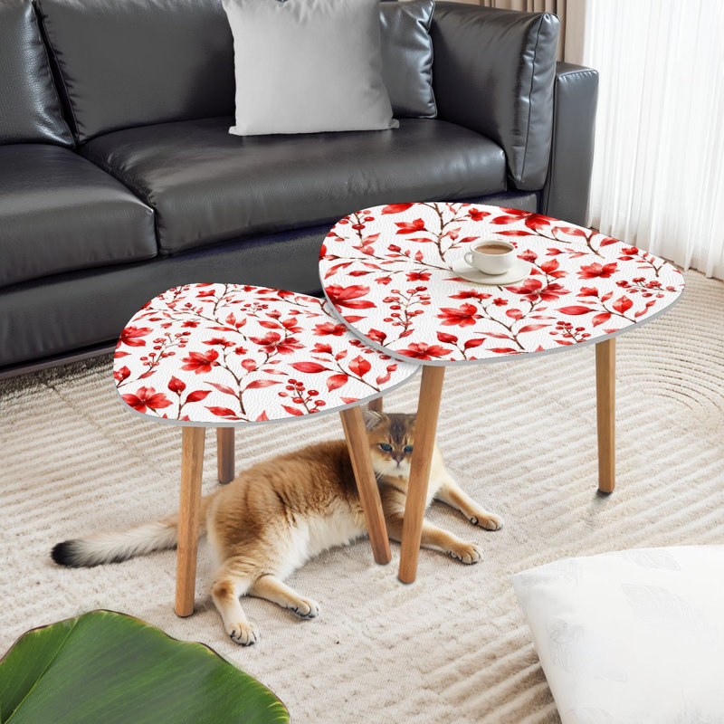 Ensemble de 2 tables gigognes Triangle