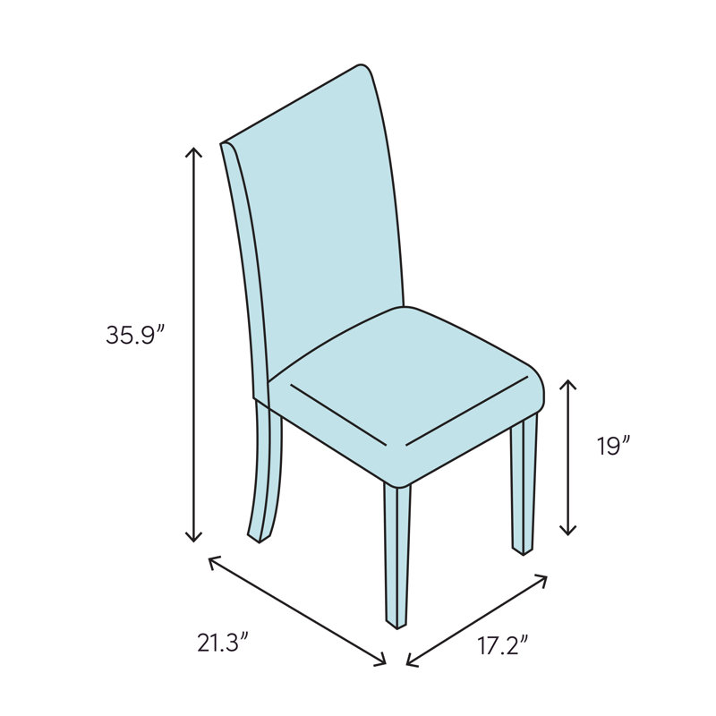 Guzzi 19'' H Tufted Upholstered Parsons Chair, Gray